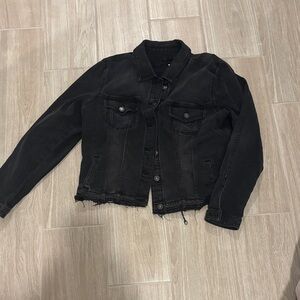 Maurices Black Denim Jacket